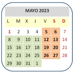 calendari conseller maig 2023